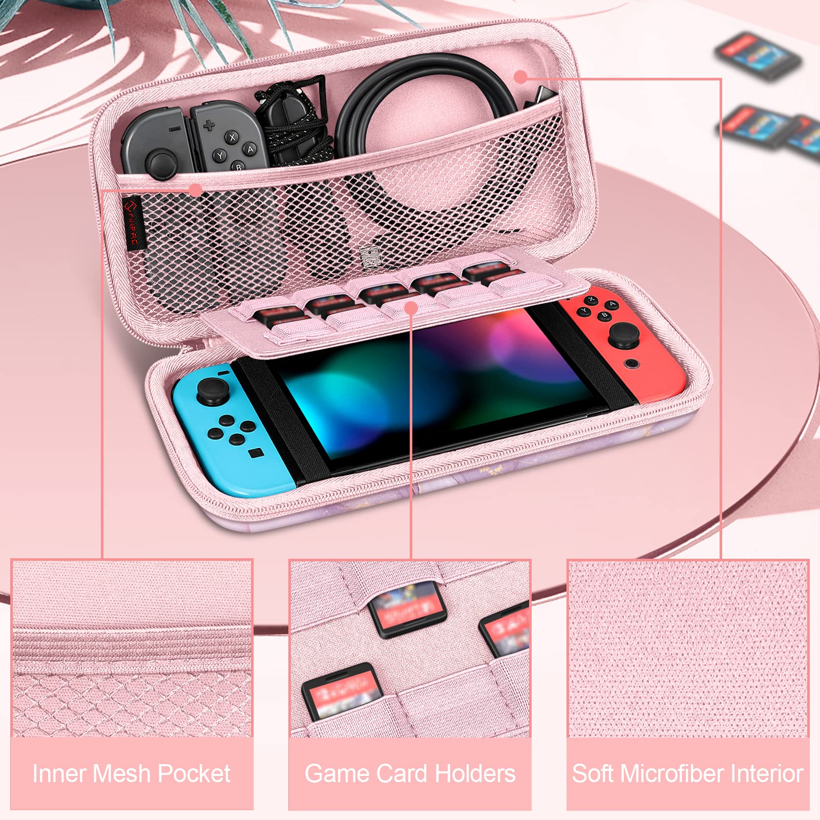 Foto 2 | Funda De Transporte Fintie Para Nintendo Switch Oled Modelo 7.0/6.2 - Venta Internacional.