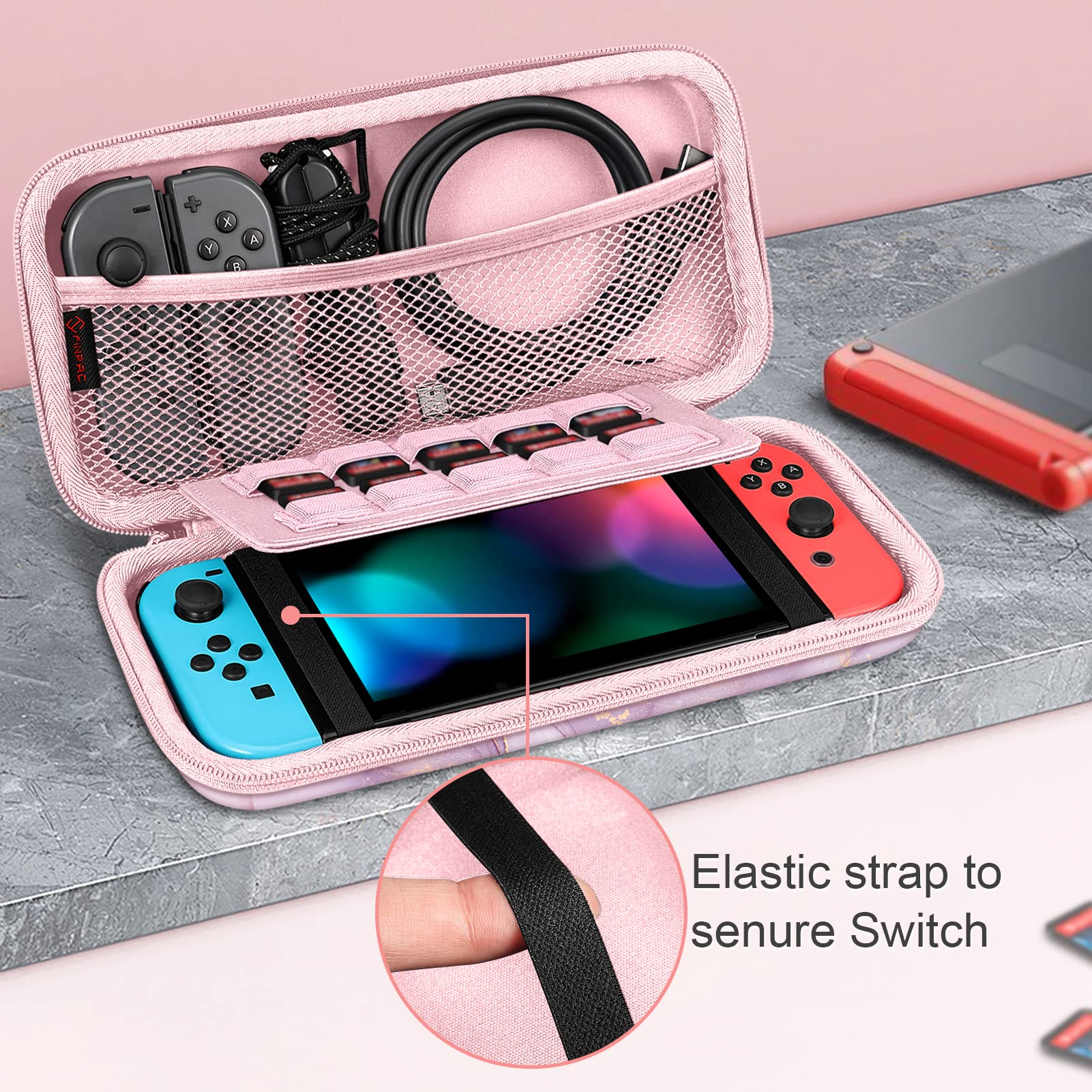 Foto 5 pulgar | Funda De Transporte Fintie Para Nintendo Switch Oled Modelo 7.0/6.2 - Venta Internacional.