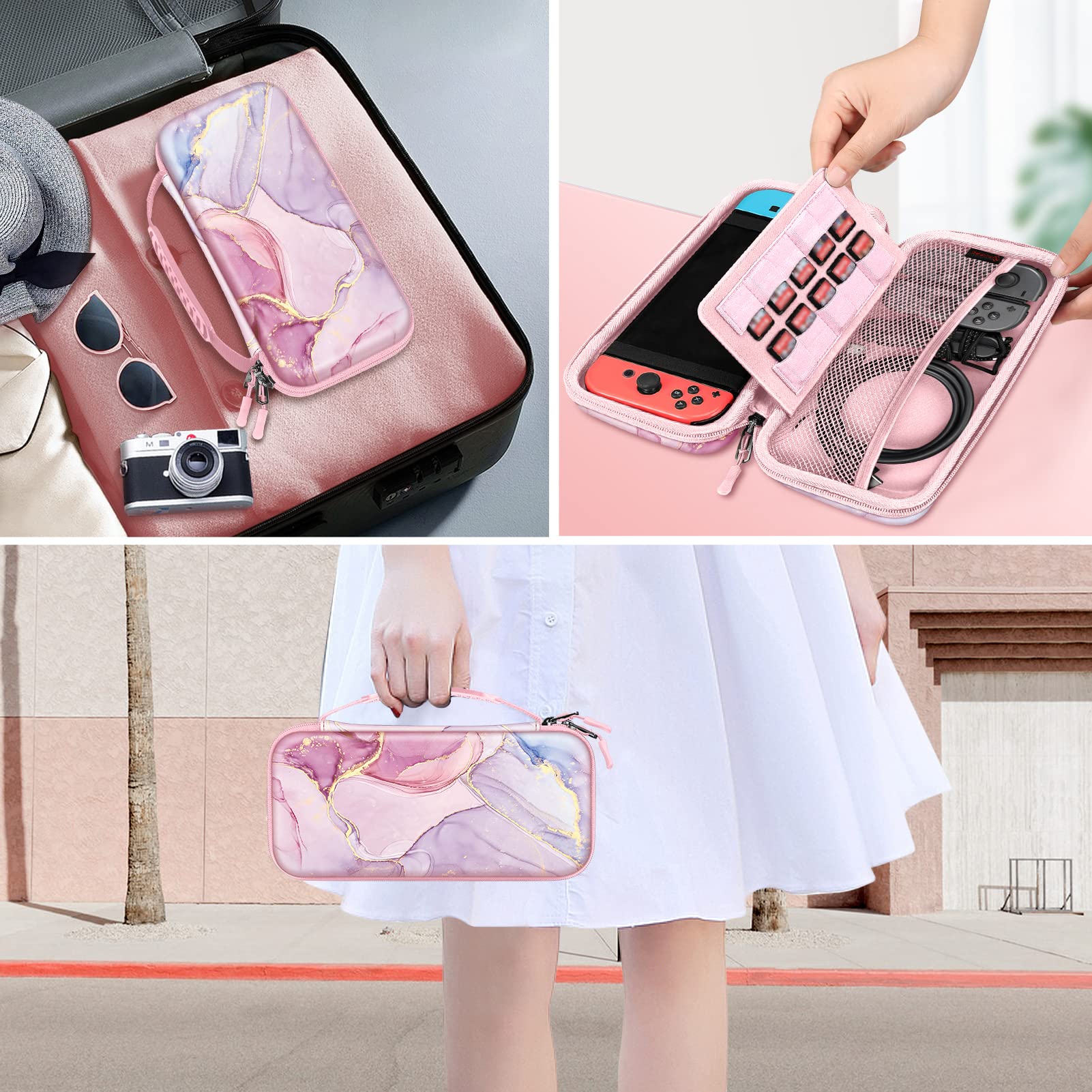 Foto 7 pulgar | Funda De Transporte Fintie Para Nintendo Switch Oled Modelo 7.0/6.2 - Venta Internacional.