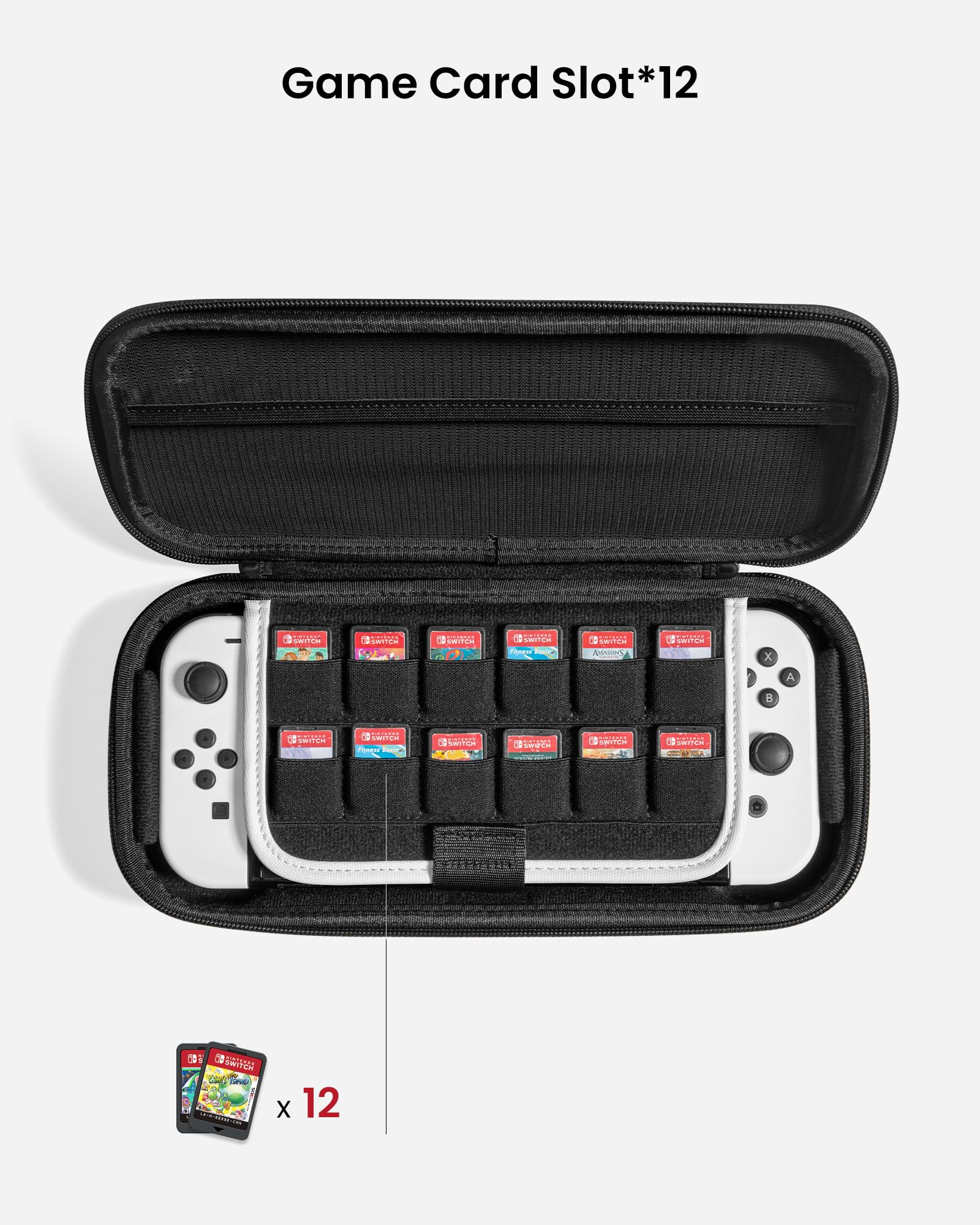 Foto 6 | Funda De Transporte Tomtoc Para Nintendo Switch/oled Modelo Blanca - Venta Internacional.