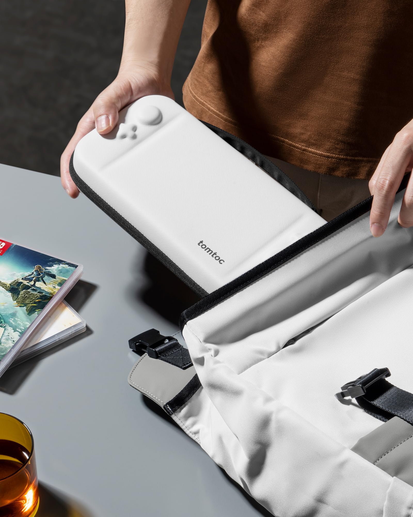Foto 8 pulgar | Funda De Transporte Tomtoc Para Nintendo Switch/oled Modelo Blanca - Venta Internacional.