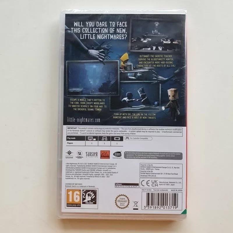Foto 4 pulgar | Videojuego Bandai Namco Little Nightmares 2 Nintendo Switch - Venta Internacional.