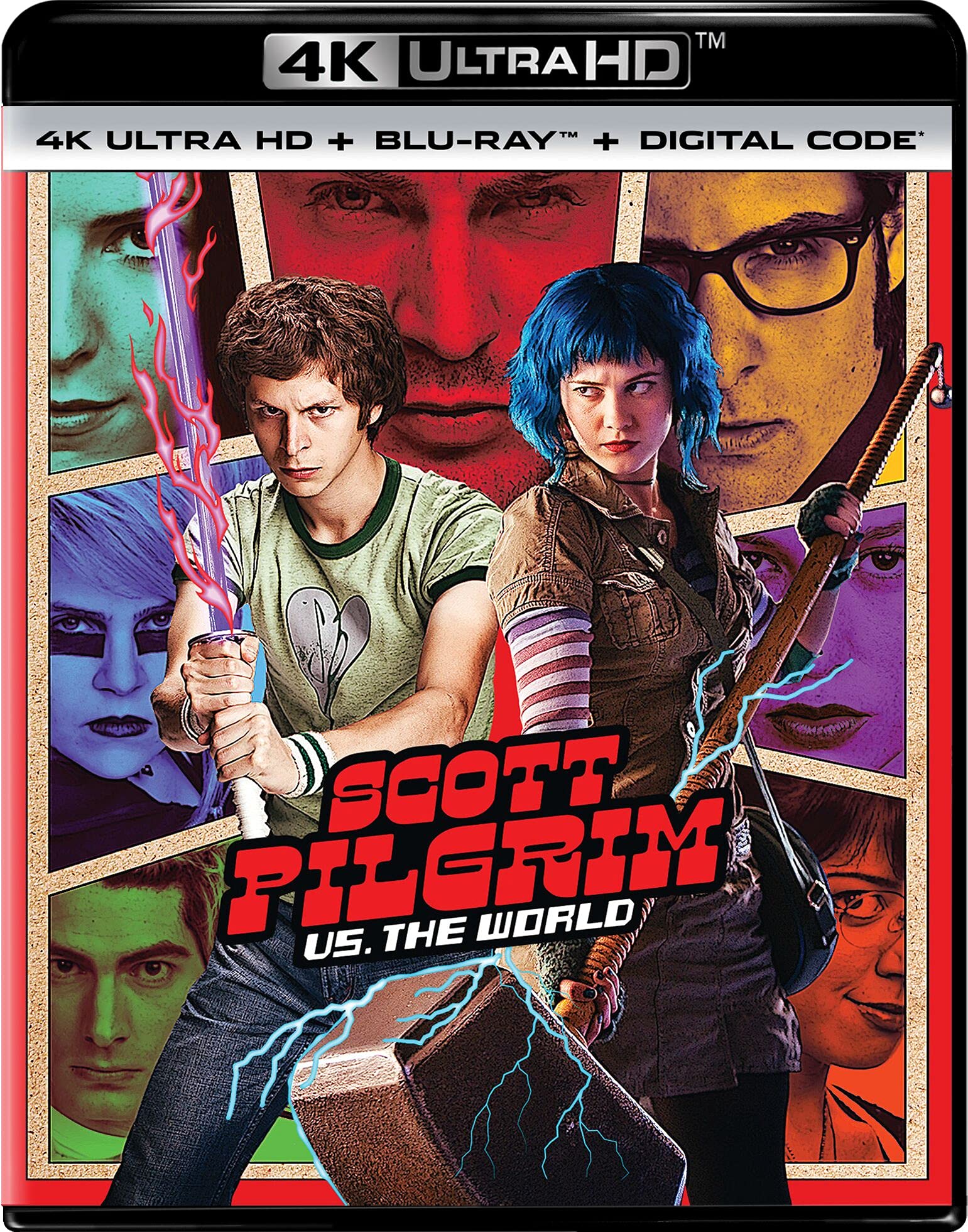 Película Scott Pilgrim Contra El Mundo 4k Uhd Blu-ray + Digital - Venta Internacional.