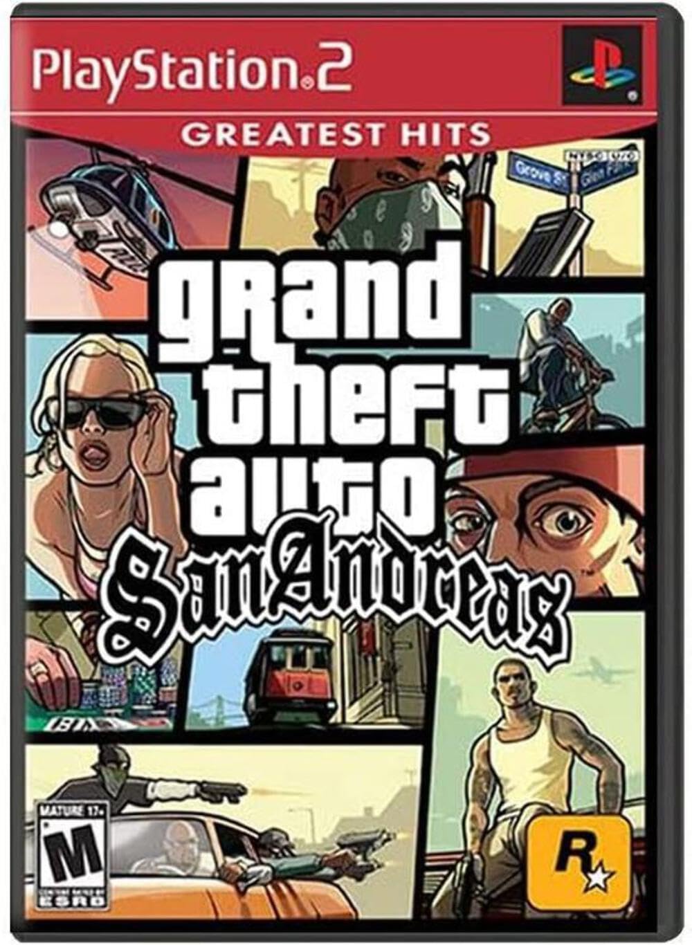Foto 2 pulgar | Videojuego Rockstar Games Grand Theft Auto San Andreas Ps2 - Venta Internacional.