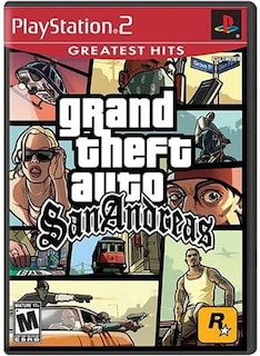 Foto 1 | Videojuego Rockstar Games Grand Theft Auto San Andreas Ps2 - Venta Internacional.