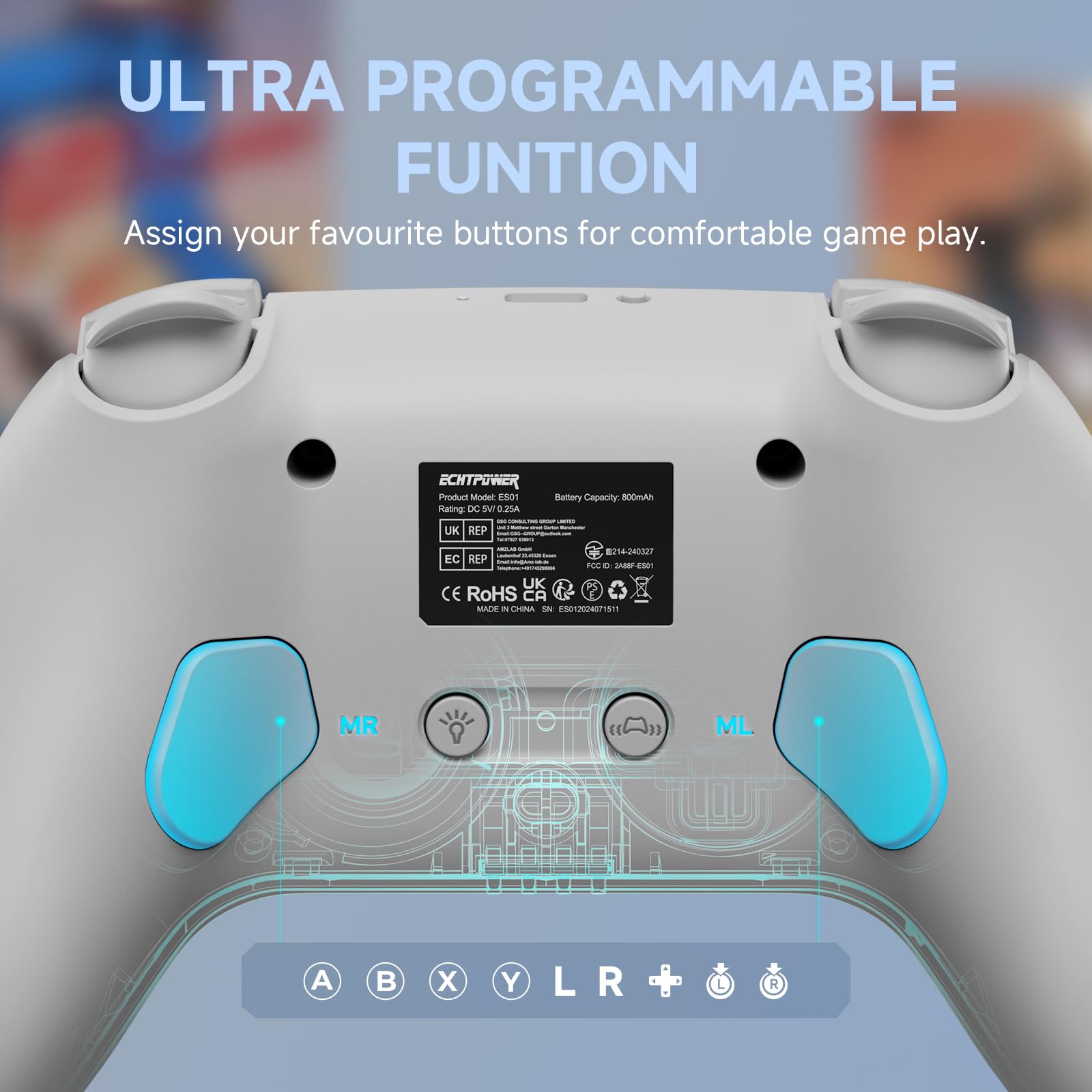 Foto 5 | Controlador Switch Echtpower Para Nintendo Switch/lite/oled - Venta Internacional.