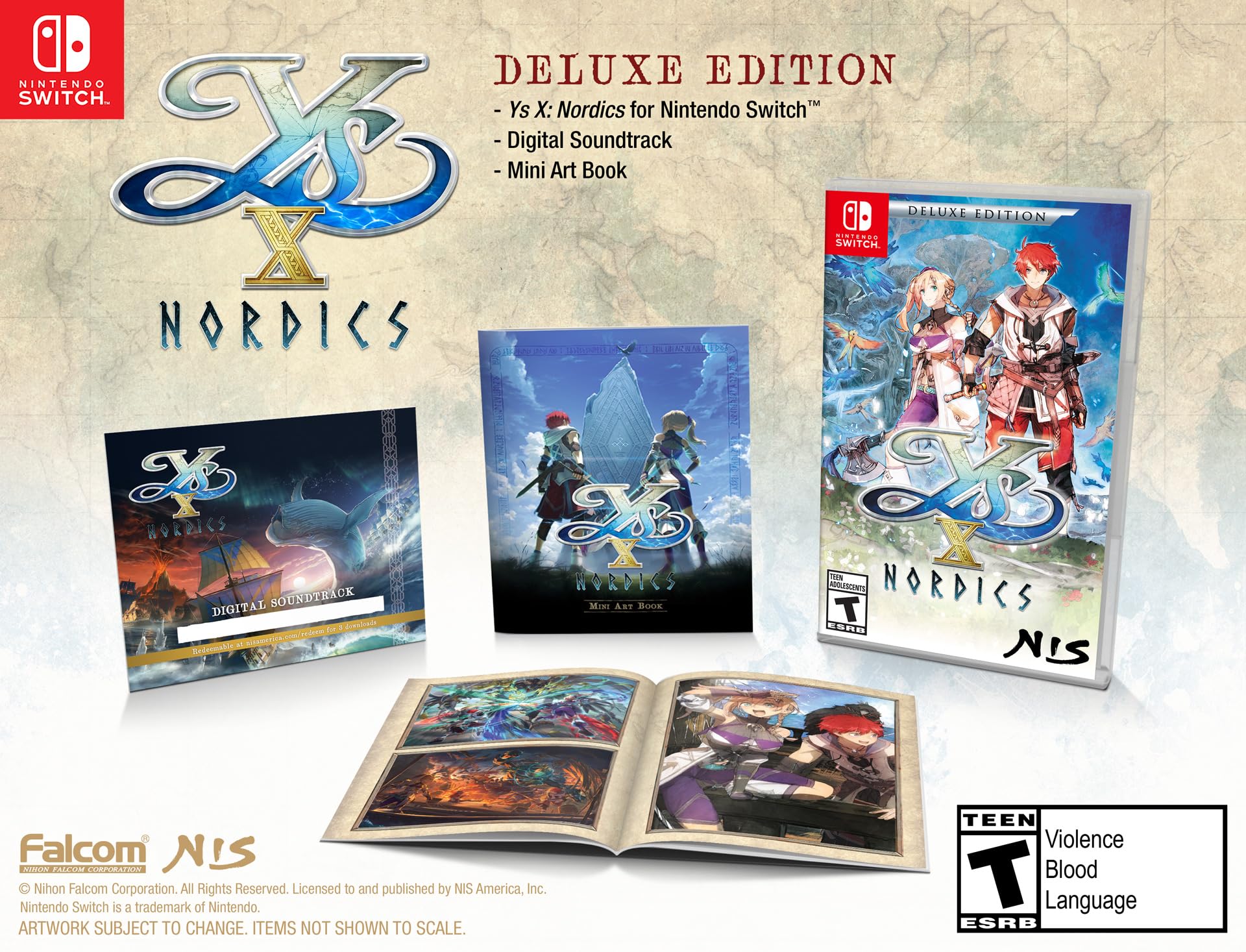 Foto 3 pulgar | Videojuego Nintendo Switch Ys X: Nordics Deluxe Edition - Venta Internacional.