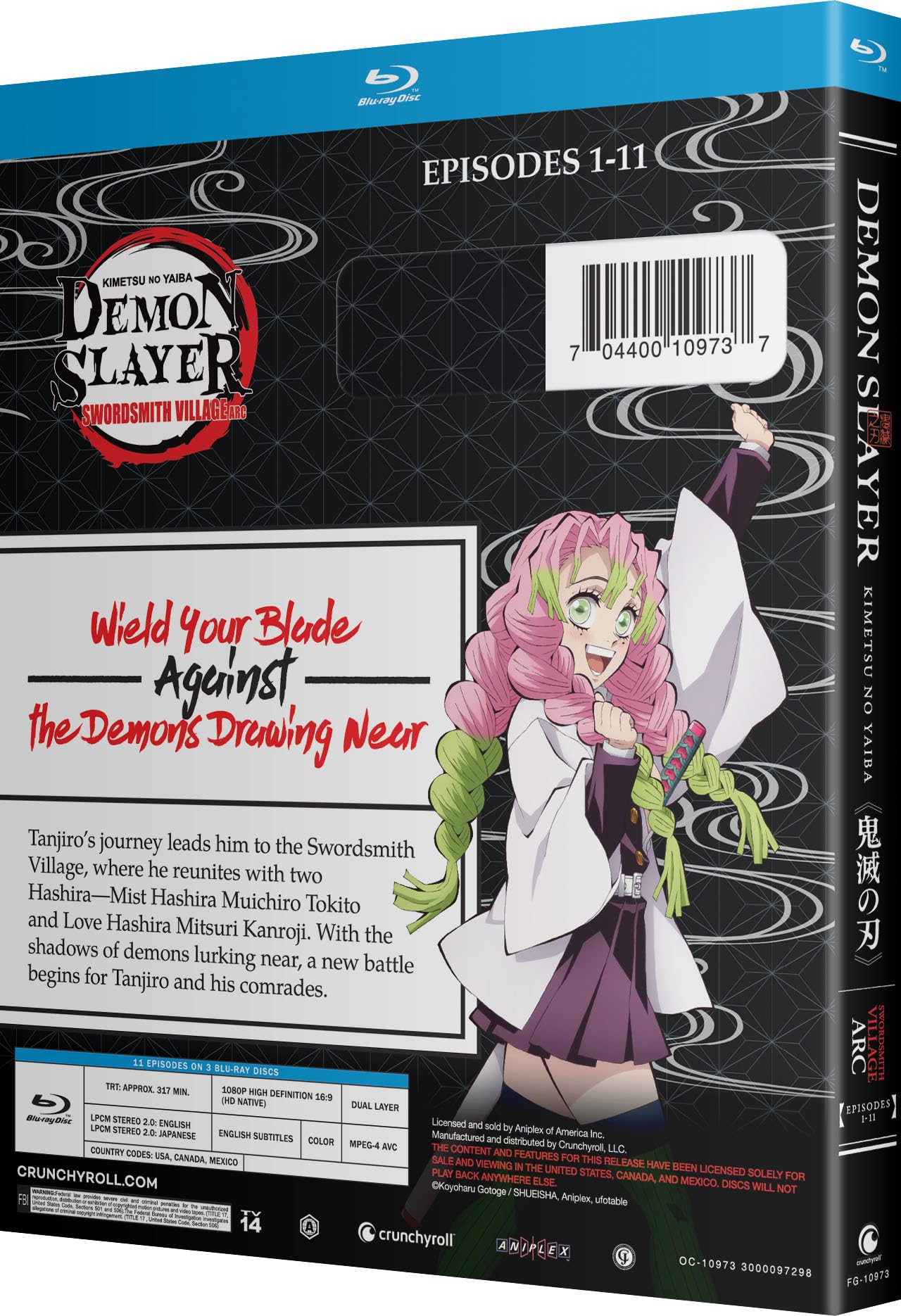 Foto 5 pulgar | Blu-ray Demon Slayer: Kimetsu No Yaiba Swordsmith Village Arc - Venta Internacional.