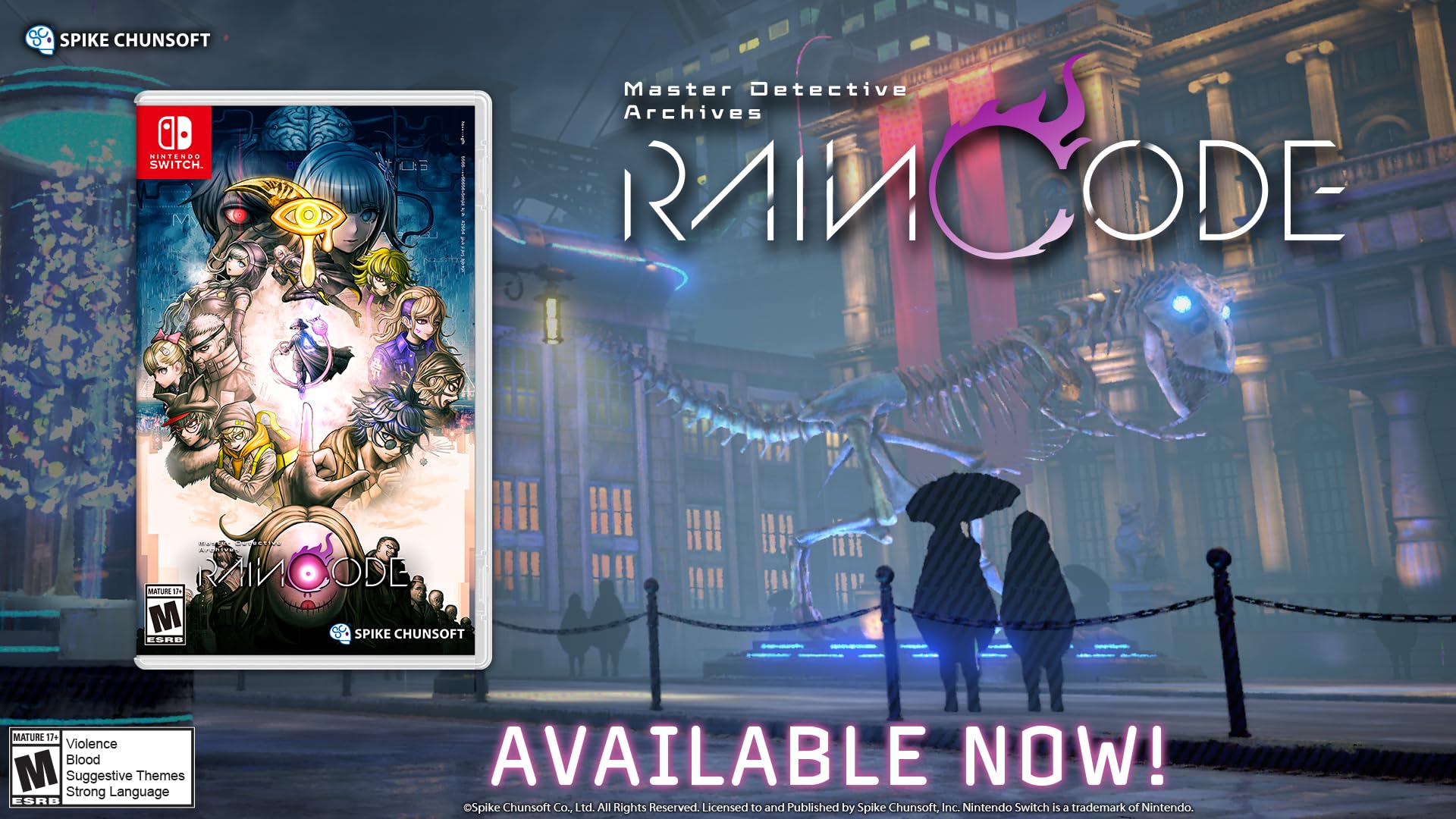 Foto 3 pulgar | Videojuego Spike Chunsoft Master Detective Archives Rain Code Nintendo Switch Standard Edition - Venta Internacional.