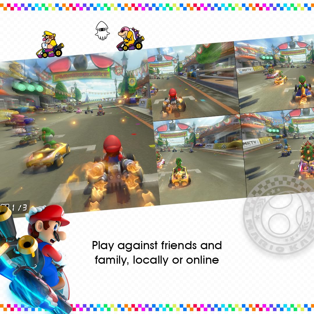 Foto 7 pulgar | Videojuego Nintendo Switch Mario Kart 8 Deluxe European Ver - Venta Internacional.