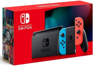 Foto 1 | Nintendo Switch Nintendo Switch Con Joy‑con Azul Neón Y Rojo - Venta Internacional.