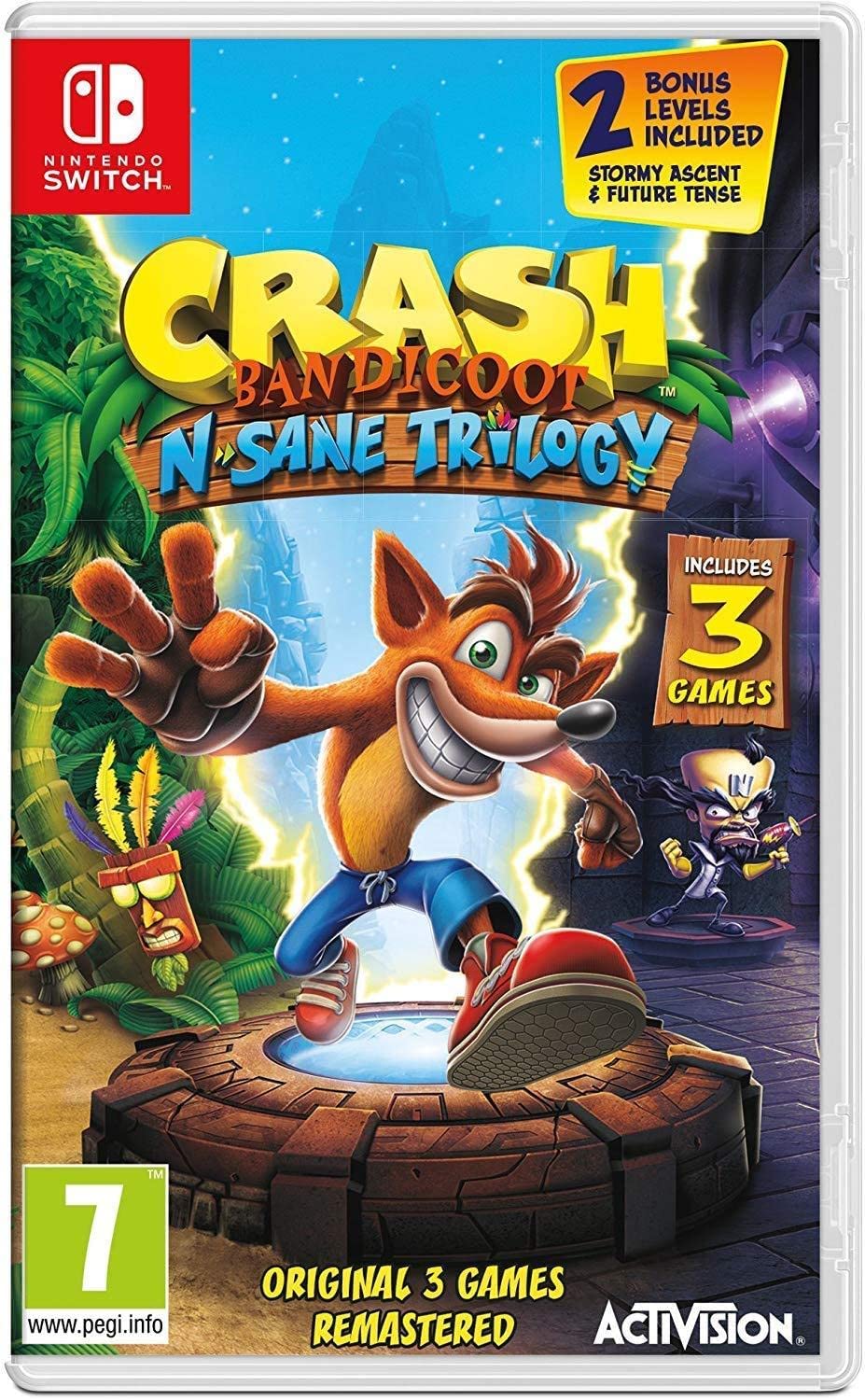 Foto 2 pulgar | Videojuego Activision Crash Bandicoot N. Sane Trilogy Nintendo Switch - Venta Internacional.