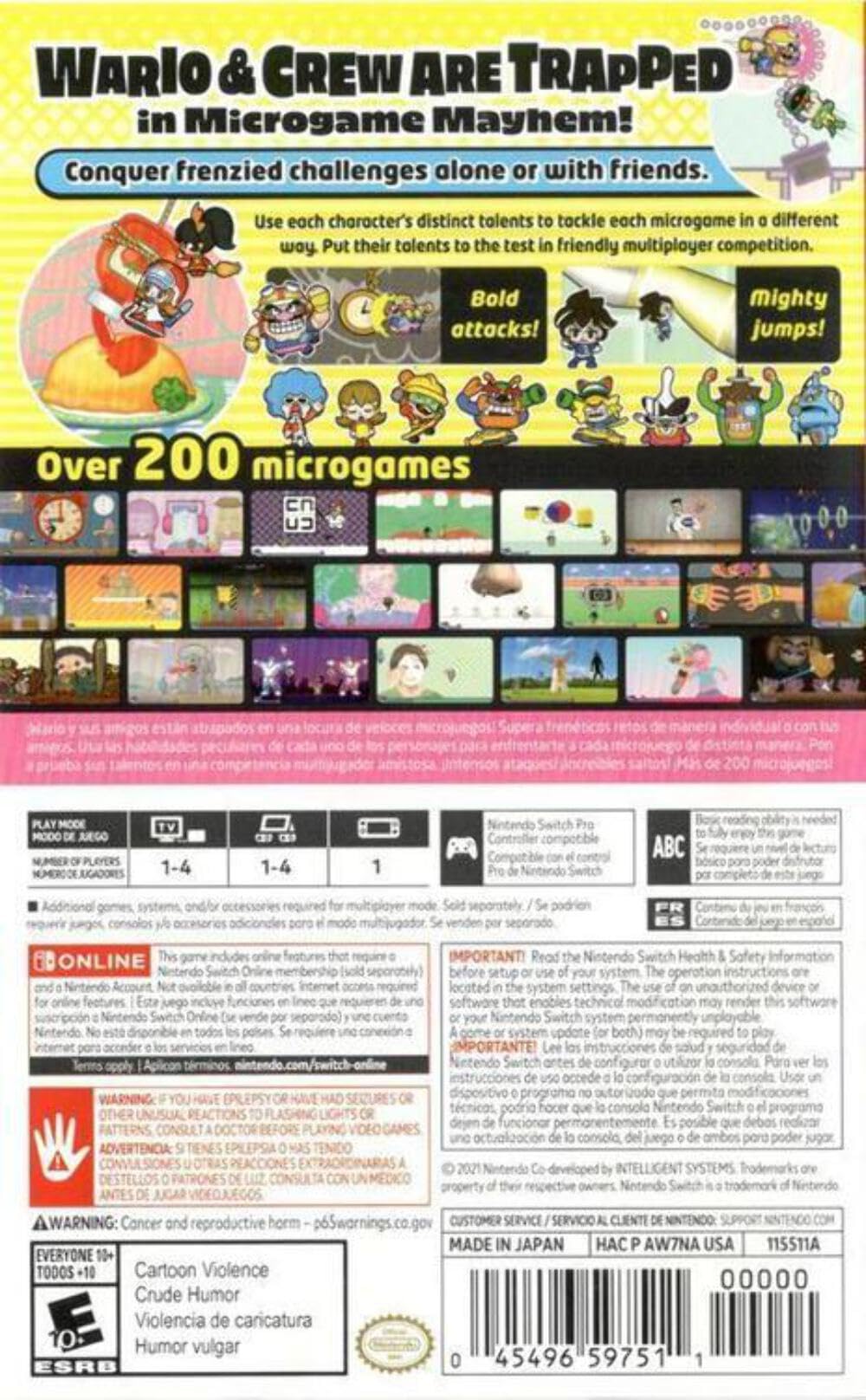 Foto 3 pulgar | Videojuego Nintendo Warioware Get It Together [e10] - Venta Internacional.