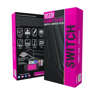 Foto 2 | Funda De Transporte Orzly Compatible Con Nintendo Switch Oled Rosa - Venta Internacional.