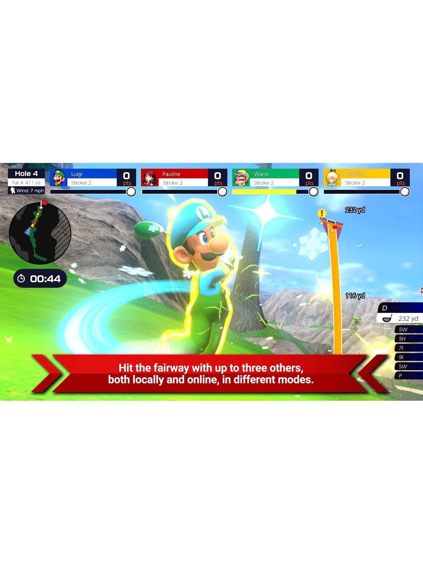 Foto 5 pulgar | Videojuego Nintendo Switch Mario Golf: Super Rush European - Venta Internacional.
