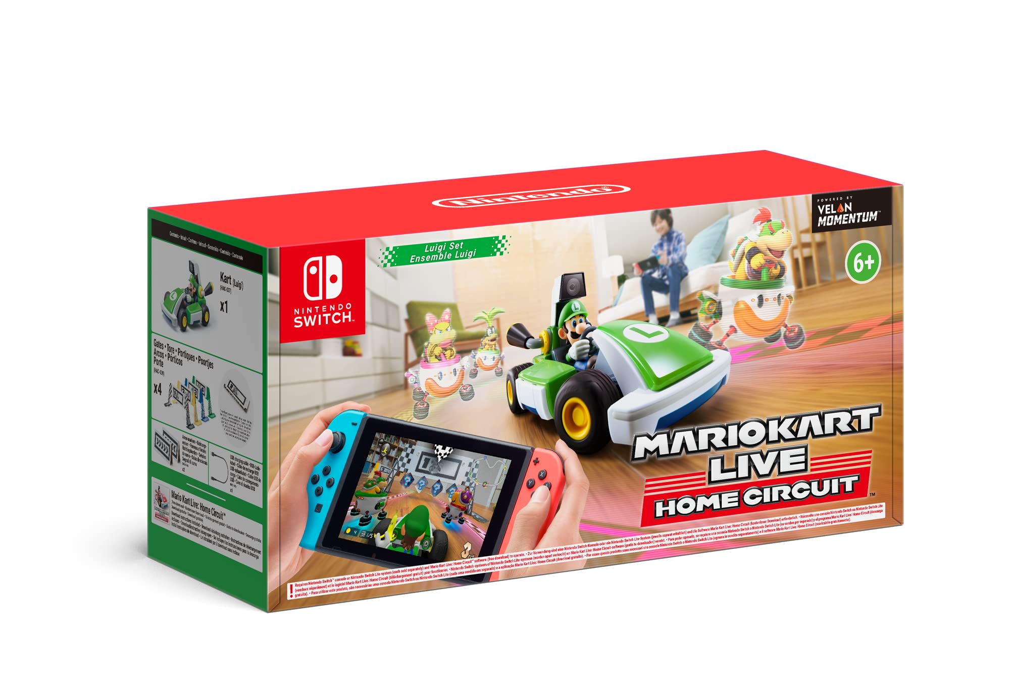 Juguete Mario Kart Live: Home Circuit Luigi Para Nintendo Switch - Venta Internacional.