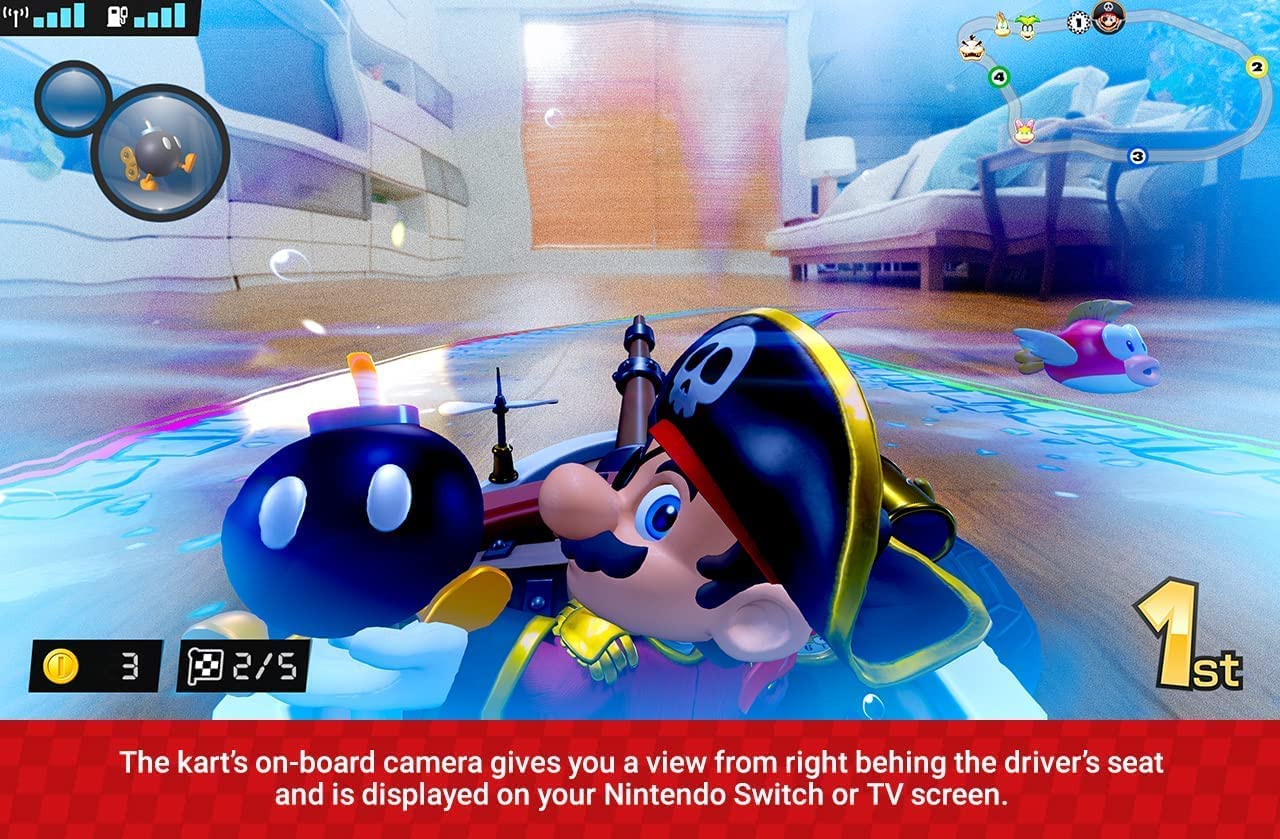 Foto 5 pulgar | Juguete Mario Kart Live: Home Circuit Luigi Para Nintendo Switch - Venta Internacional.