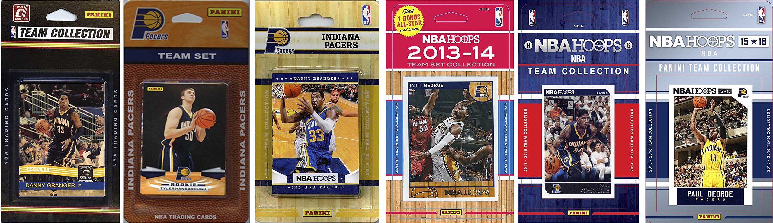 Juego De Cartas Coleccionables Nba Indiana Pacers Para 6 Equipos Diferentes - Venta Internacional.