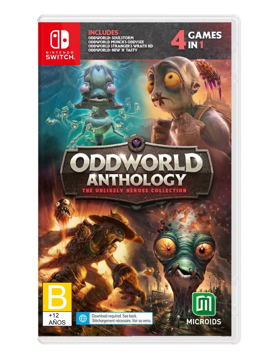 Foto 1 | Oddworld Anthology (4-in-1) Nintendo Switch