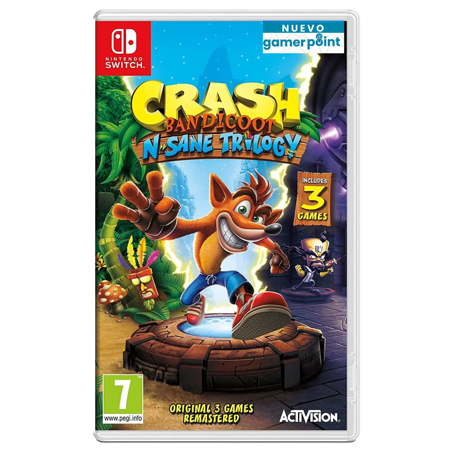 Foto 2 pulgar | Crash Bandicoot N-sane Trilogy (eur) Nintendo Switch