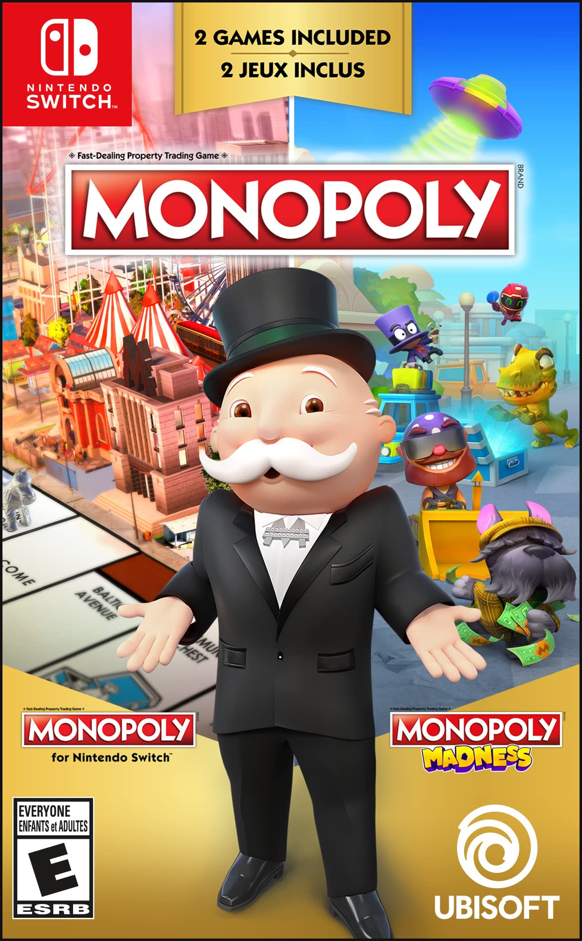 Juego Monopoly Para Nintendo Switch + Monopoly Madness - Venta Internacional.