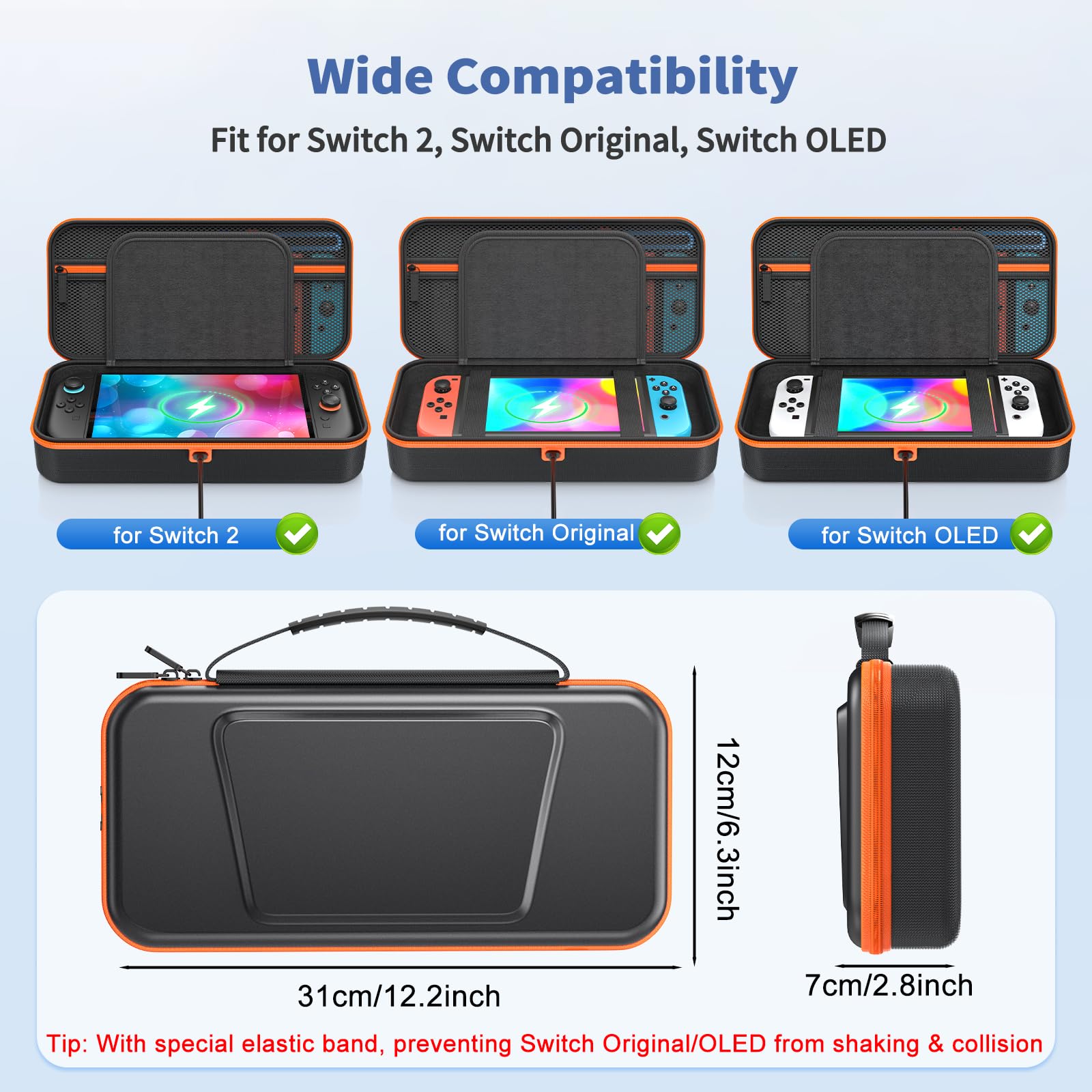 Foto 2 | Funda De Transporte Fastsnail Para Nintendo Switch 2 2025 Y Oled - Venta Internacional.