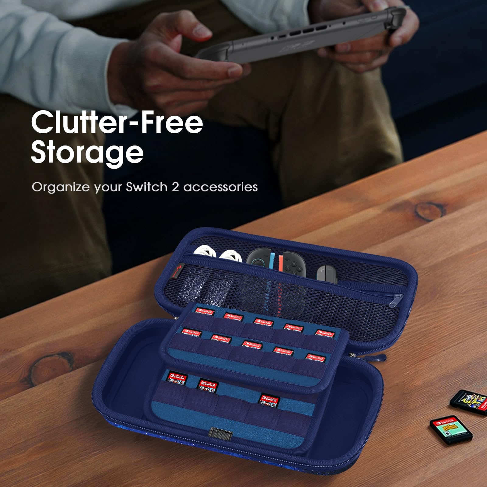 Foto 5 pulgar | Funda De Transporte Fintie Para Nintendo Switch 2 (2025) Starry Sky - Venta Internacional.