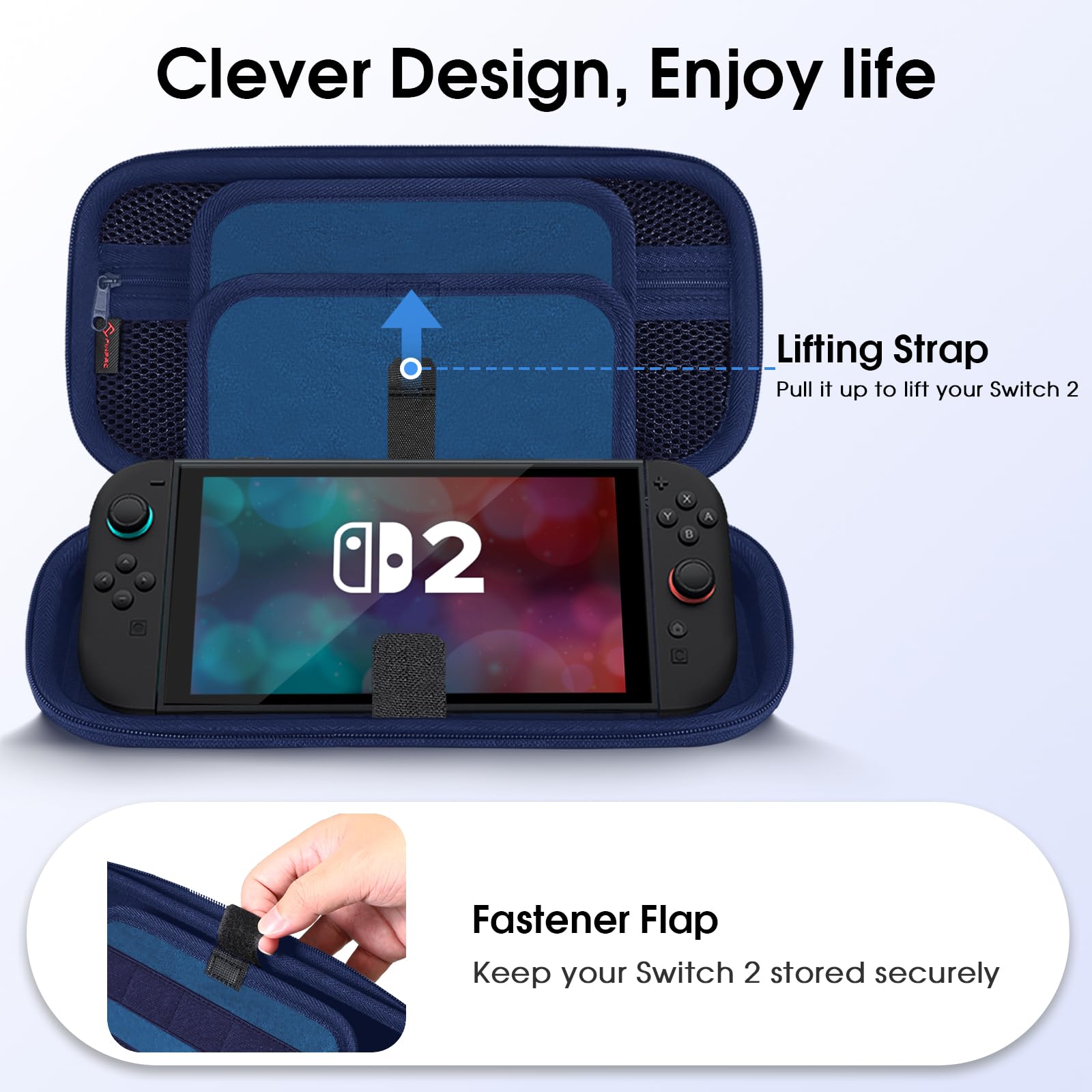 Foto 5 | Funda De Transporte Fintie Para Nintendo Switch 2 (2025) Starry Sky - Venta Internacional.