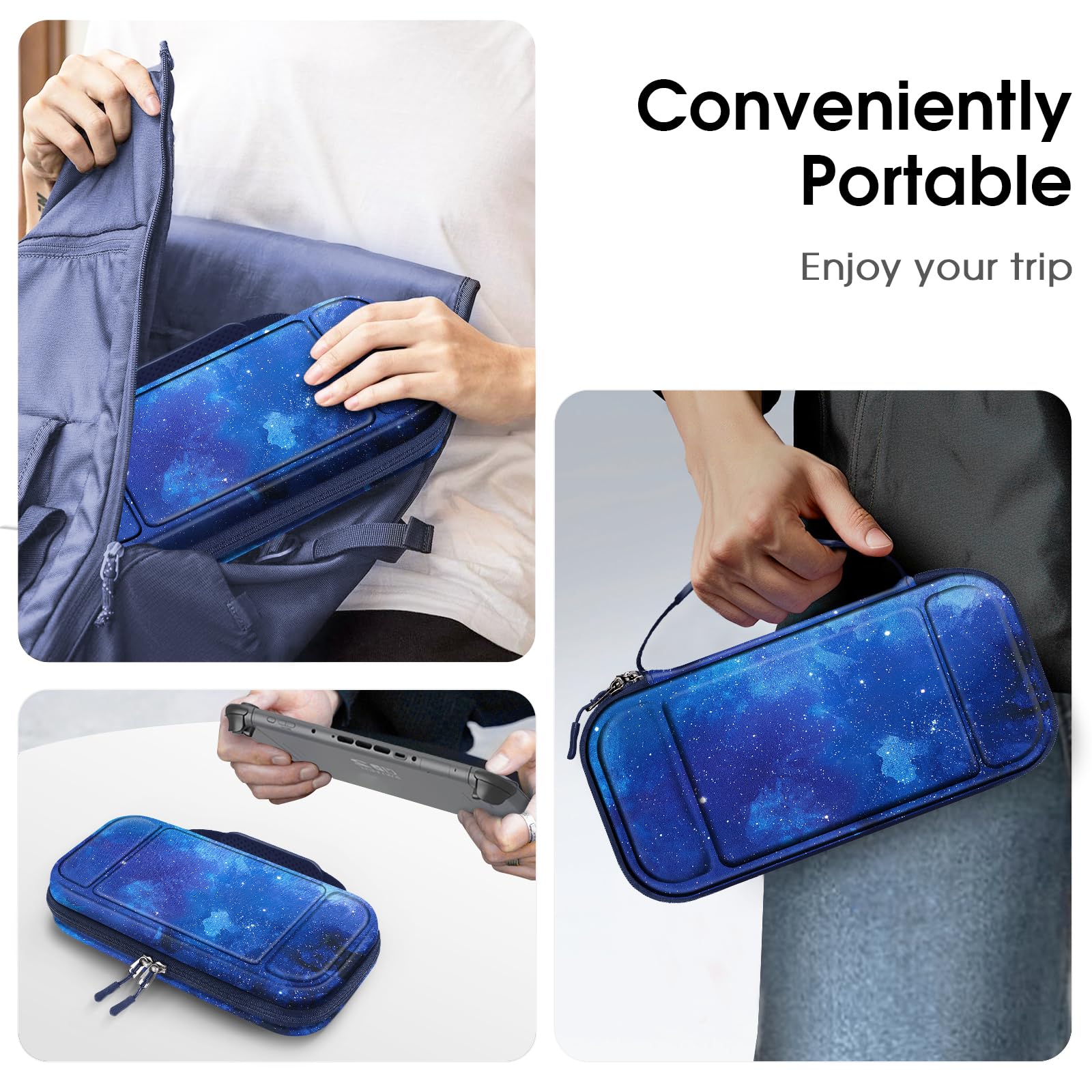 Foto 7 | Funda De Transporte Fintie Para Nintendo Switch 2 (2025) Starry Sky - Venta Internacional.