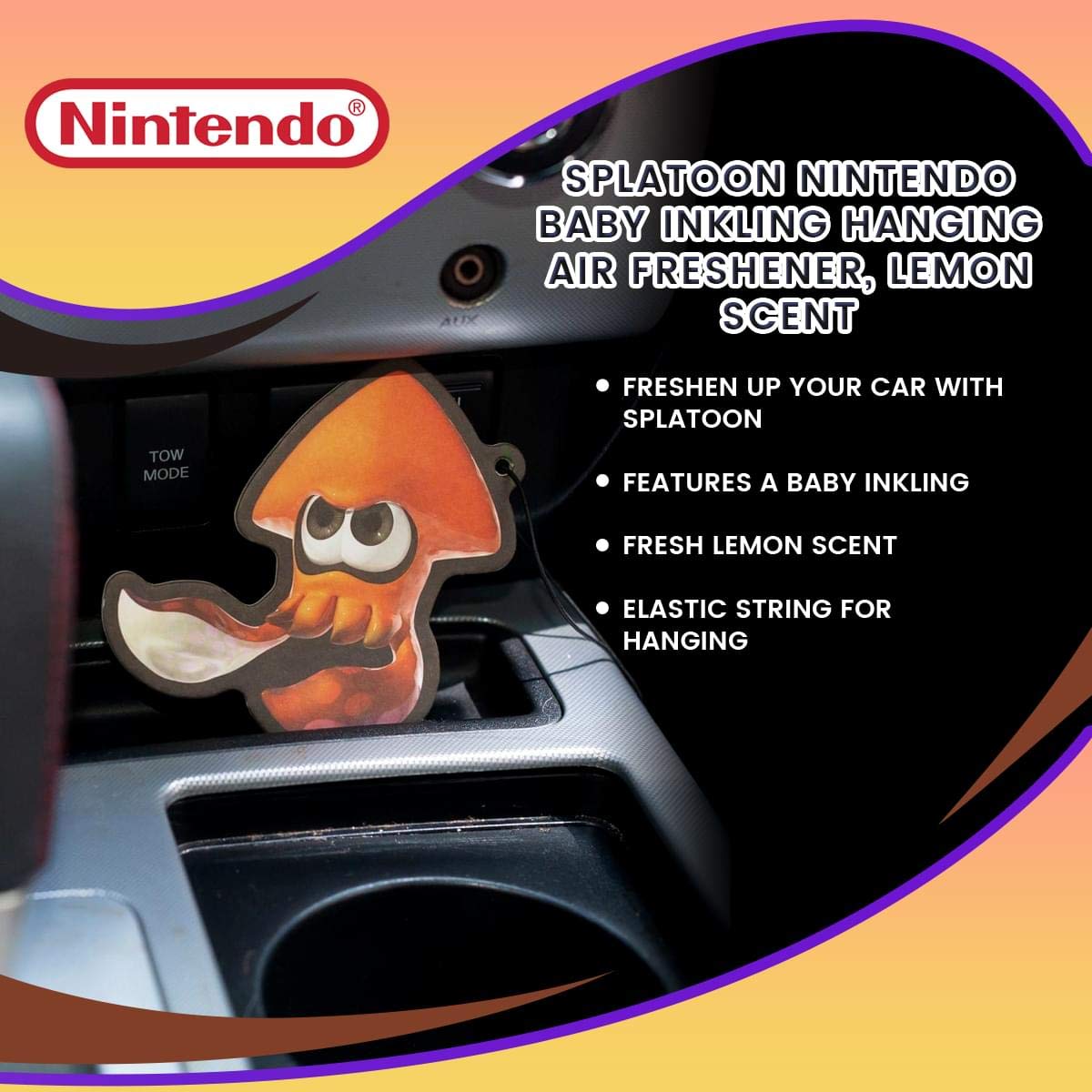 Foto 8 pulgar | Ambientador Nintendo Splatoon Baby Inkling Con Aroma A Limón - Venta Internacional.