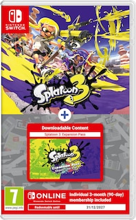 Foto 1 | Nintendo Splatoon 3 Expand Pass De 3 Meses En Nso - Venta Internacional.