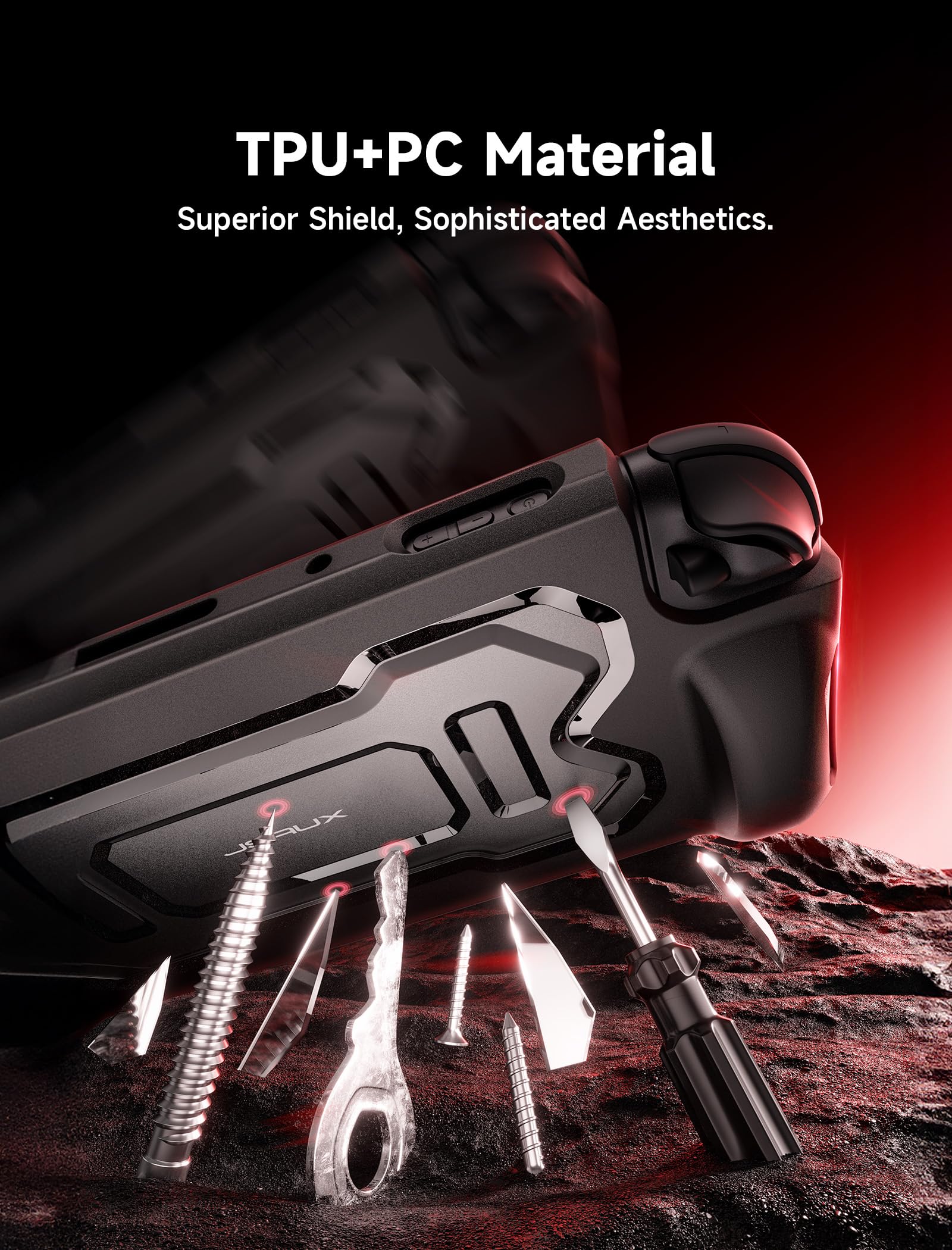 Foto 7 pulgar | Funda Protectora Jsaux Para Nintendo Switch 2 2025 Negra - Venta Internacional.