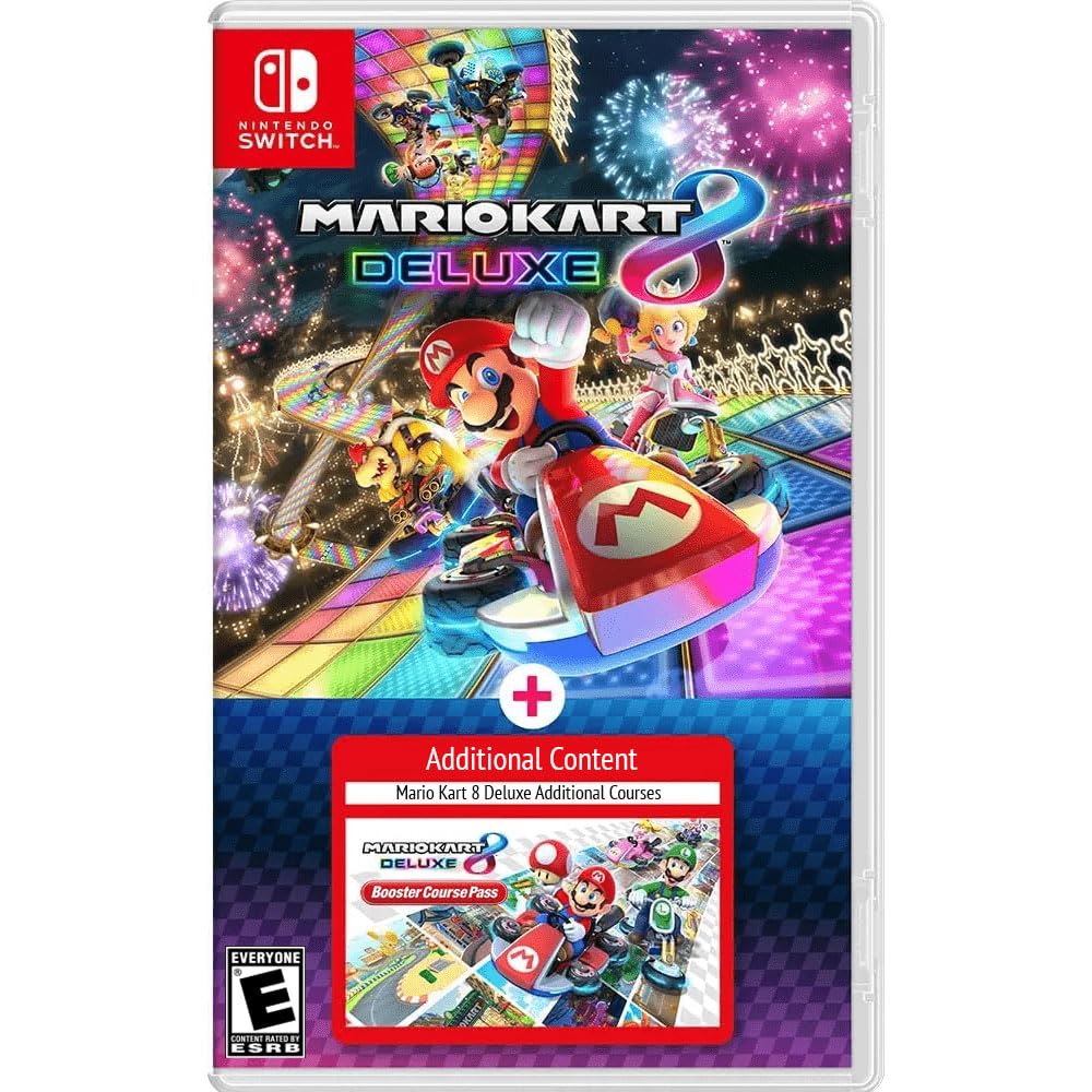 Videojuego Nintendo Switch Mario Kart 8 Deluxe + Booster - Venta Internacional.