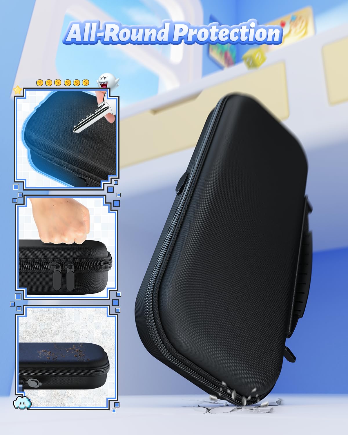 Foto 6 pulgar | Funda De Transporte Fastsnail Charger Port 10 Game Card Slot Switch 2 - Venta Internacional.