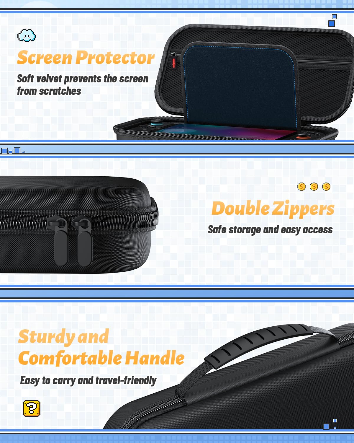 Foto 7 pulgar | Funda De Transporte Fastsnail Charger Port 10 Game Card Slot Switch 2 - Venta Internacional.