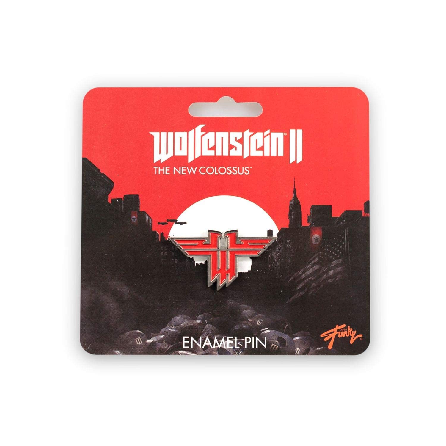 Foto 3 pulgar | Pin De Coleccionista Wolfenstein New Colossus De Metal Esmaltado - Venta Internacional.