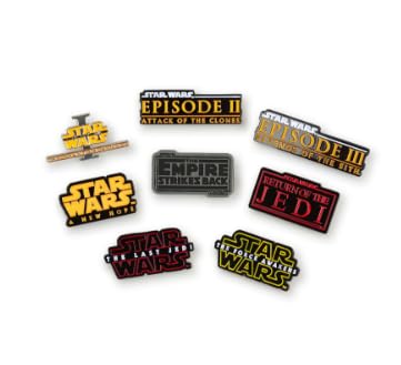 Foto 1 | Juego De 8 Títulos De La Película Star Wars De Pin Collection Con Póster - Venta Internacional.