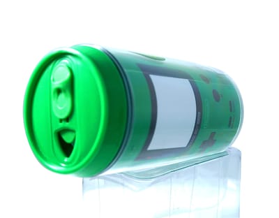 Foto 4 | Travel Can Just Funky Nintendo Green Game Boy De Plástico 300 Ml - Venta Internacional.