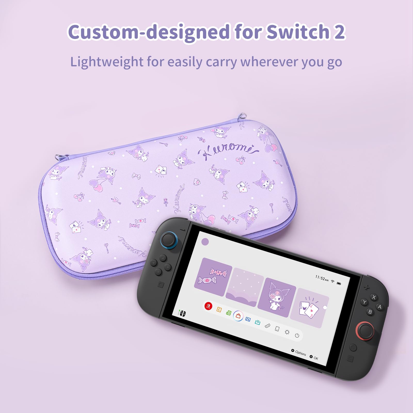 Foto 6 pulgar | Funda De Transporte Kuitmor Slim Para Switch 2 (2025) Con 12 Ranuras - Venta Internacional.