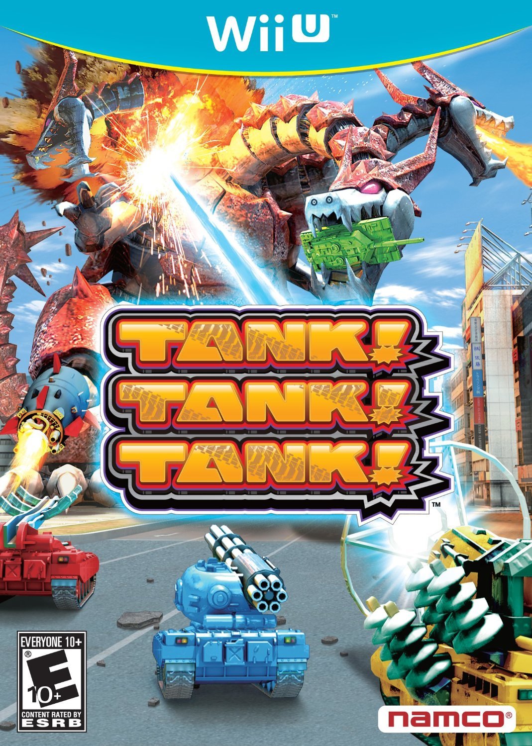 Foto 1 | Videojuego Nintendo Wii U Tank! ¡tanque! ¡tanque! Bandai Namco - Venta Internacional.