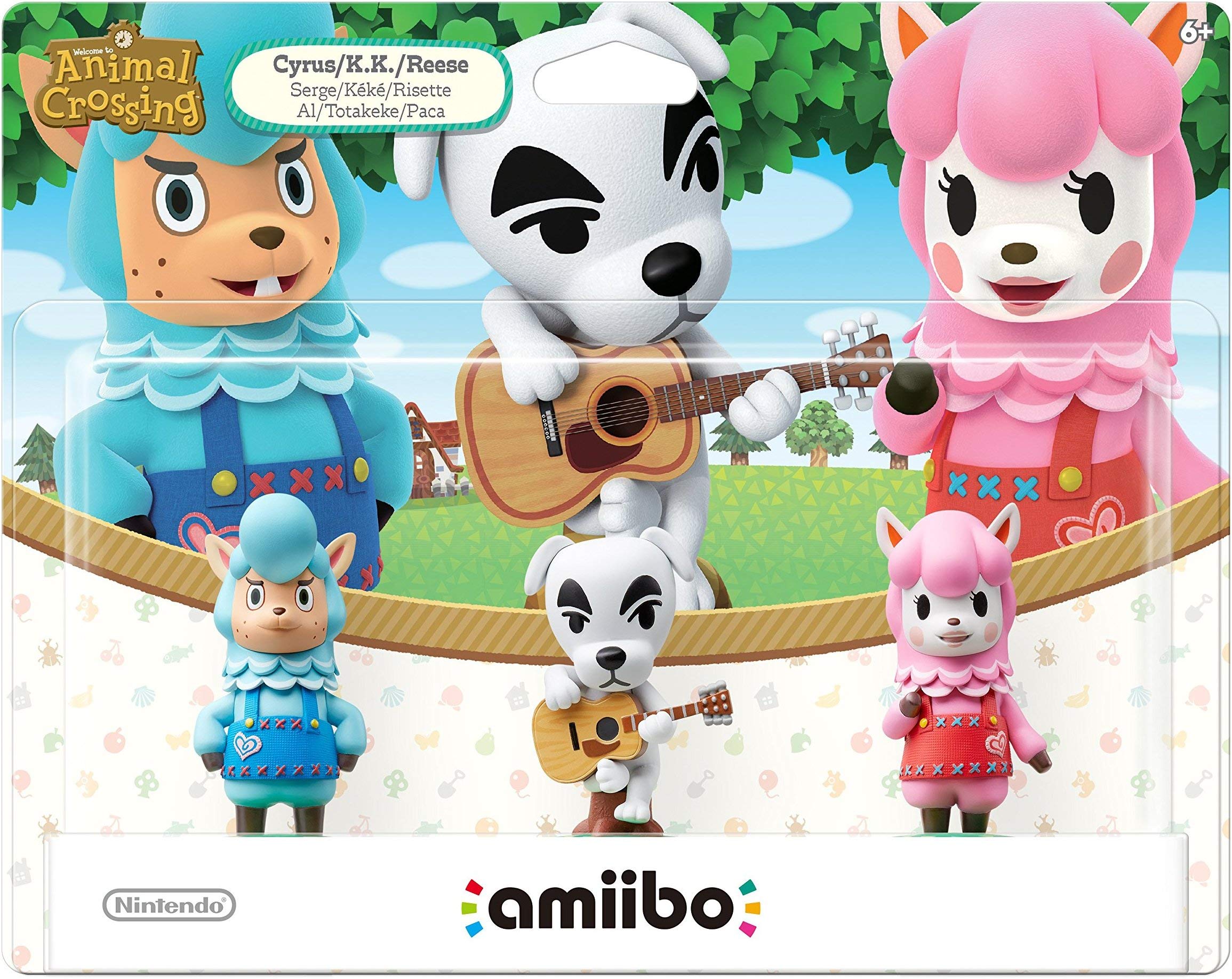 Foto 2 pulgar | Paquete De 3 Amiibo Animal Crossing Series Para Nintendo Wii U - Venta Internacional.