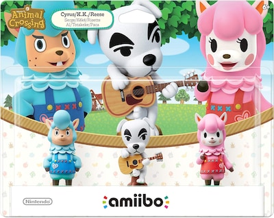 Foto 1 | Paquete De 3 Amiibo Animal Crossing Series Para Nintendo Wii U - Venta Internacional.