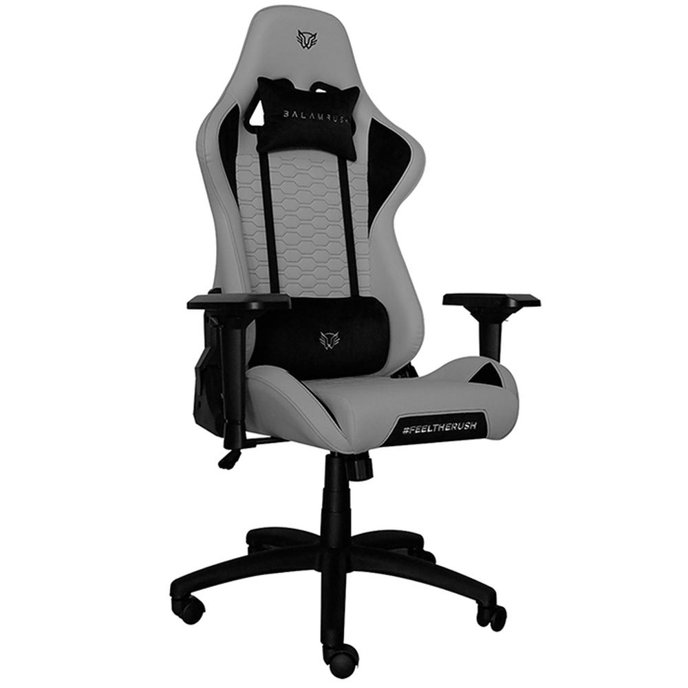 Foto 3 pulgar | Silla Gamer Balam Rush Thunder Rush 2 Ergonómica Reclinable color Gris Edition Br-932844