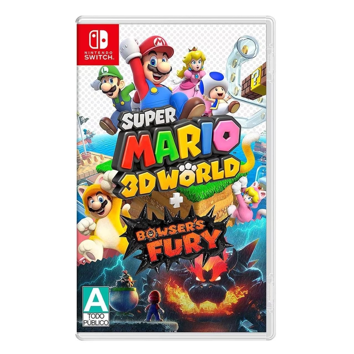 Foto 2 pulgar | Videojuego Para Nintendo Super Mario 3d World + Bowser's Fury Color Multicolor