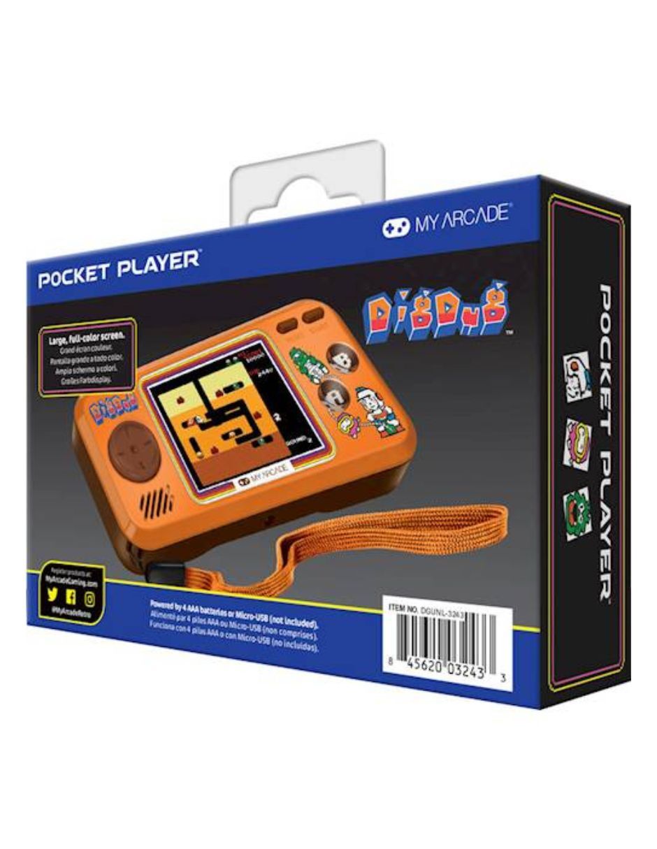 Foto 3 | Videojuego My Arcade Dig Dug Pocket Player Dreamgear