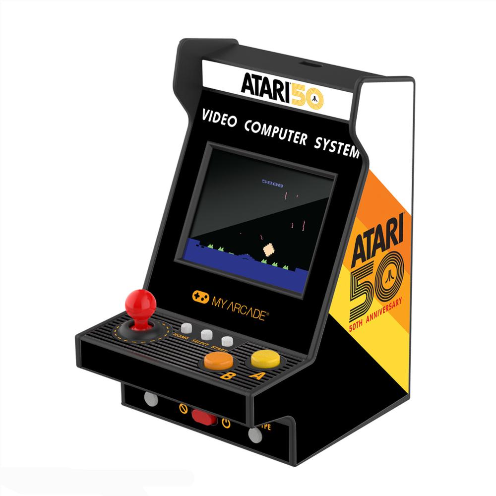 Consola My Arcade Atari color Negro