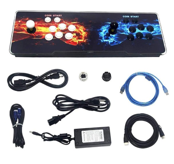 Foto 3 | Tablero Consola Arcade Con Luz Rgb Con 6000 Juegos Retro Para 2 Jugadores