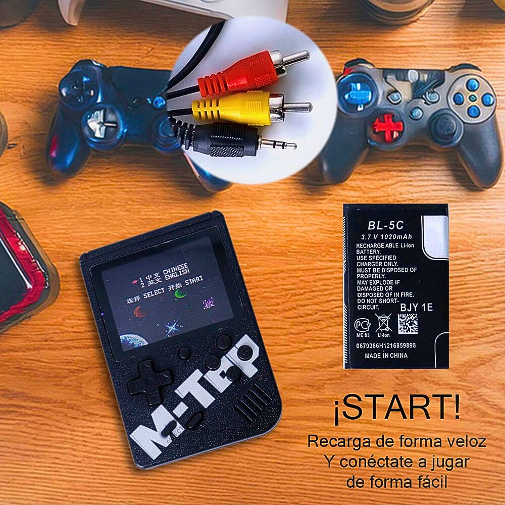 Foto 3 pulgar | Consola Portátil Con 400 Videojuegos