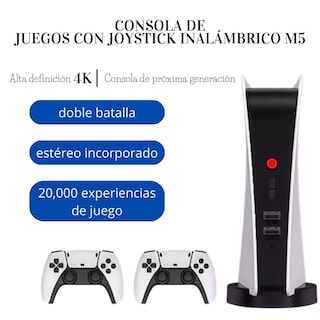Foto 5 | Consola De Videojuegos 15000+ Juegos Retro Arcade M5 Inalámbrico Hdmi 64gb