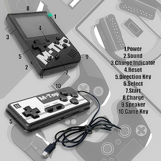 Foto 2 | Consola De Vídeo Juegos Portátil Con Control